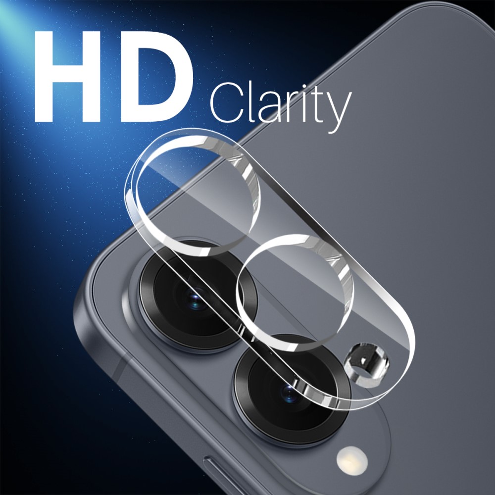 NORTHJO Galaxy S25 Edge 2-PACK Linsskydd Transparent