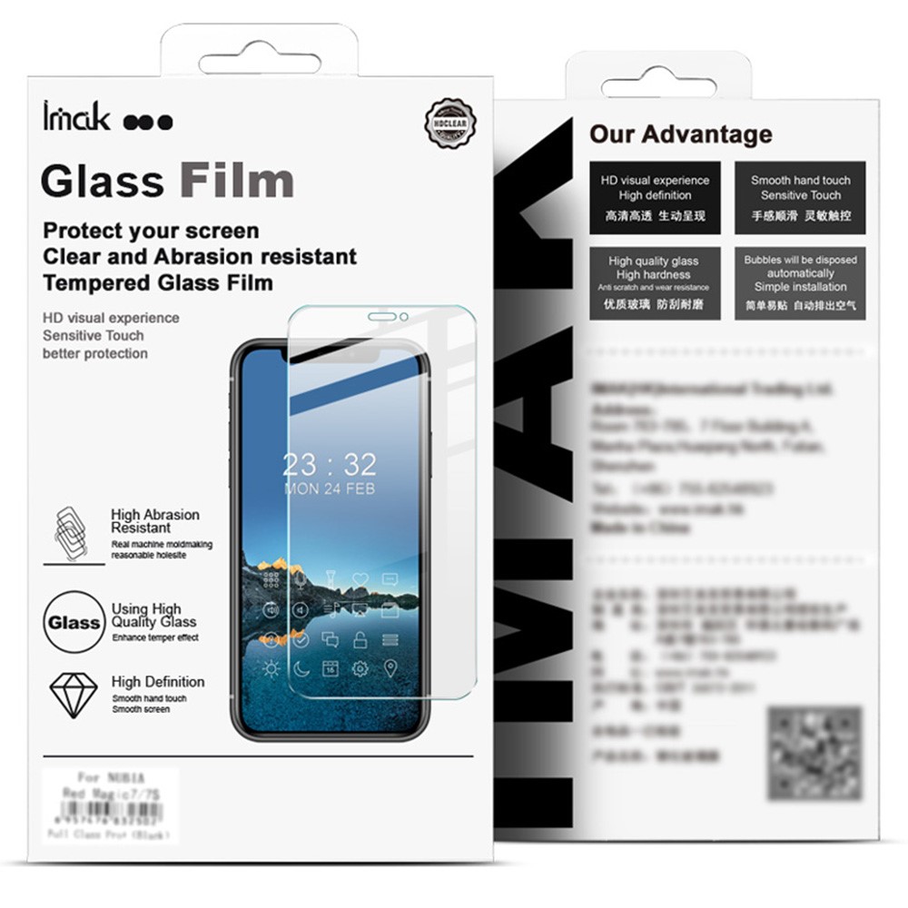 IMAK Samsung Galaxy S25 Edge Skärmskydd Härdat Glas