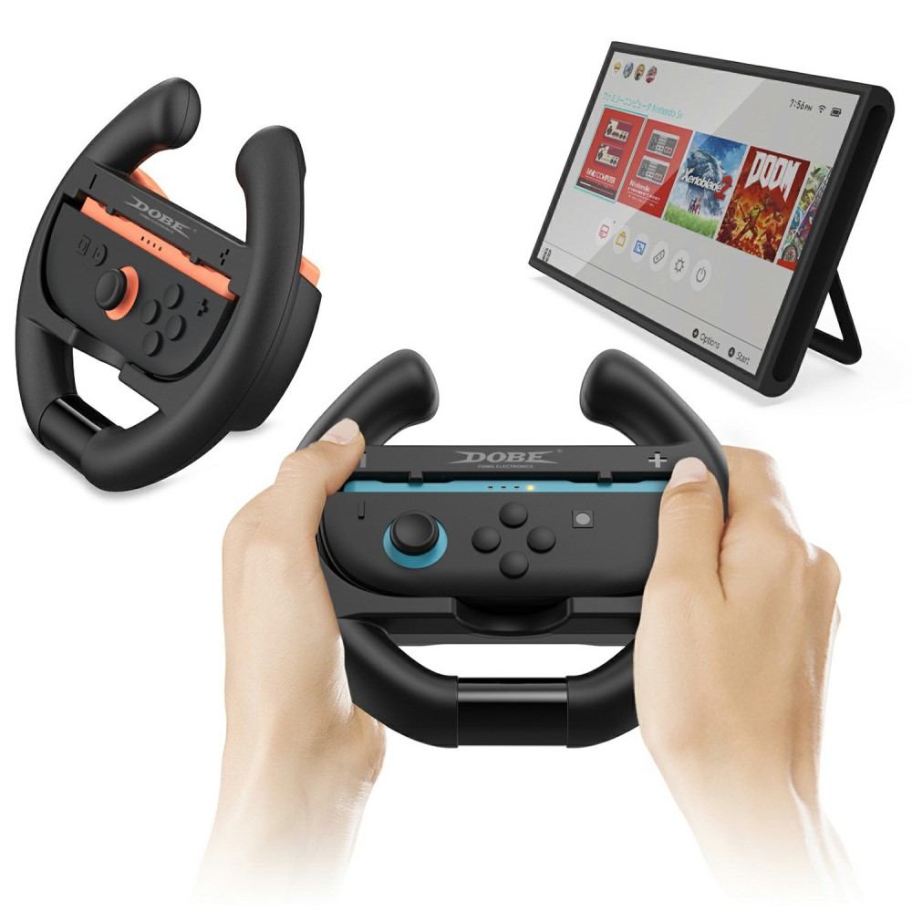 DOBE 2-PACK Nintendo Switch 2 Joy-Con Ratt Svart