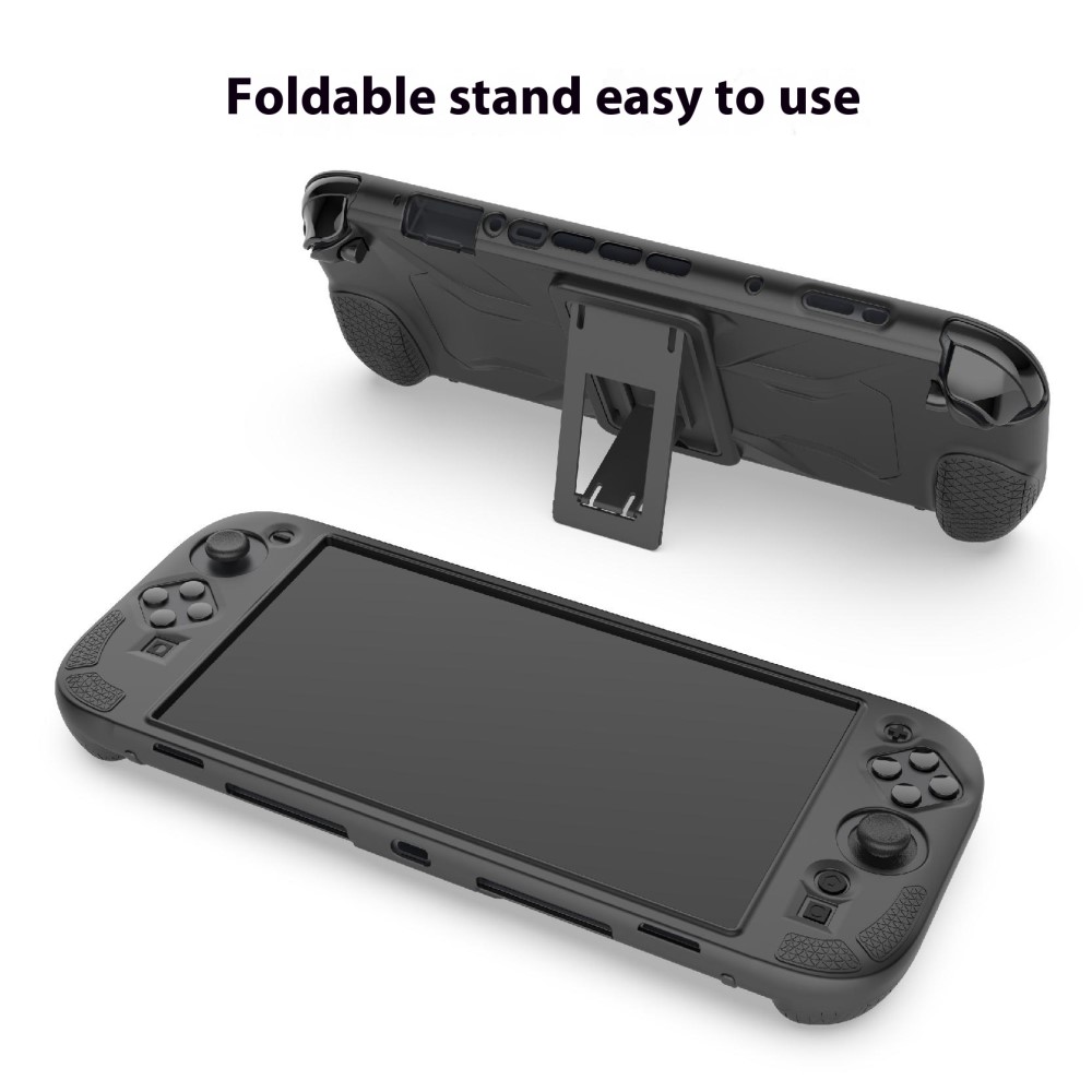 PGTECH Nintendo Switch 2 Skal Kickstand Silikon Svart
