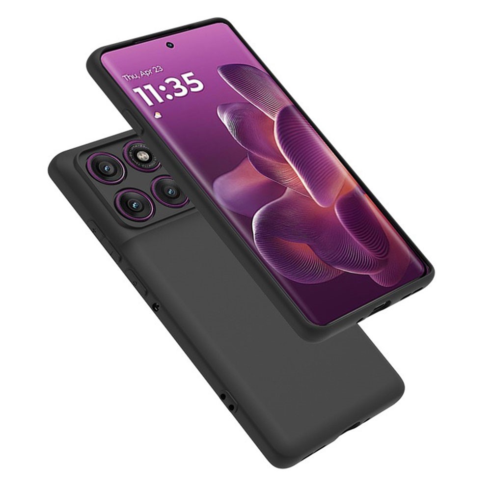 Motorola Edge 60 Pro Skal TPU Slim Matt Svart