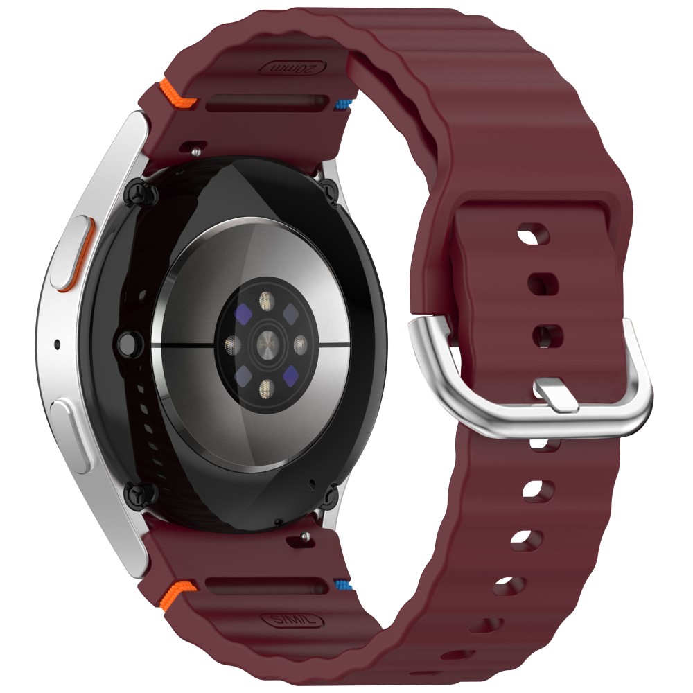 Galaxy Watch 5/5 Pro/6/7/FE Armband Silikon Wave Design