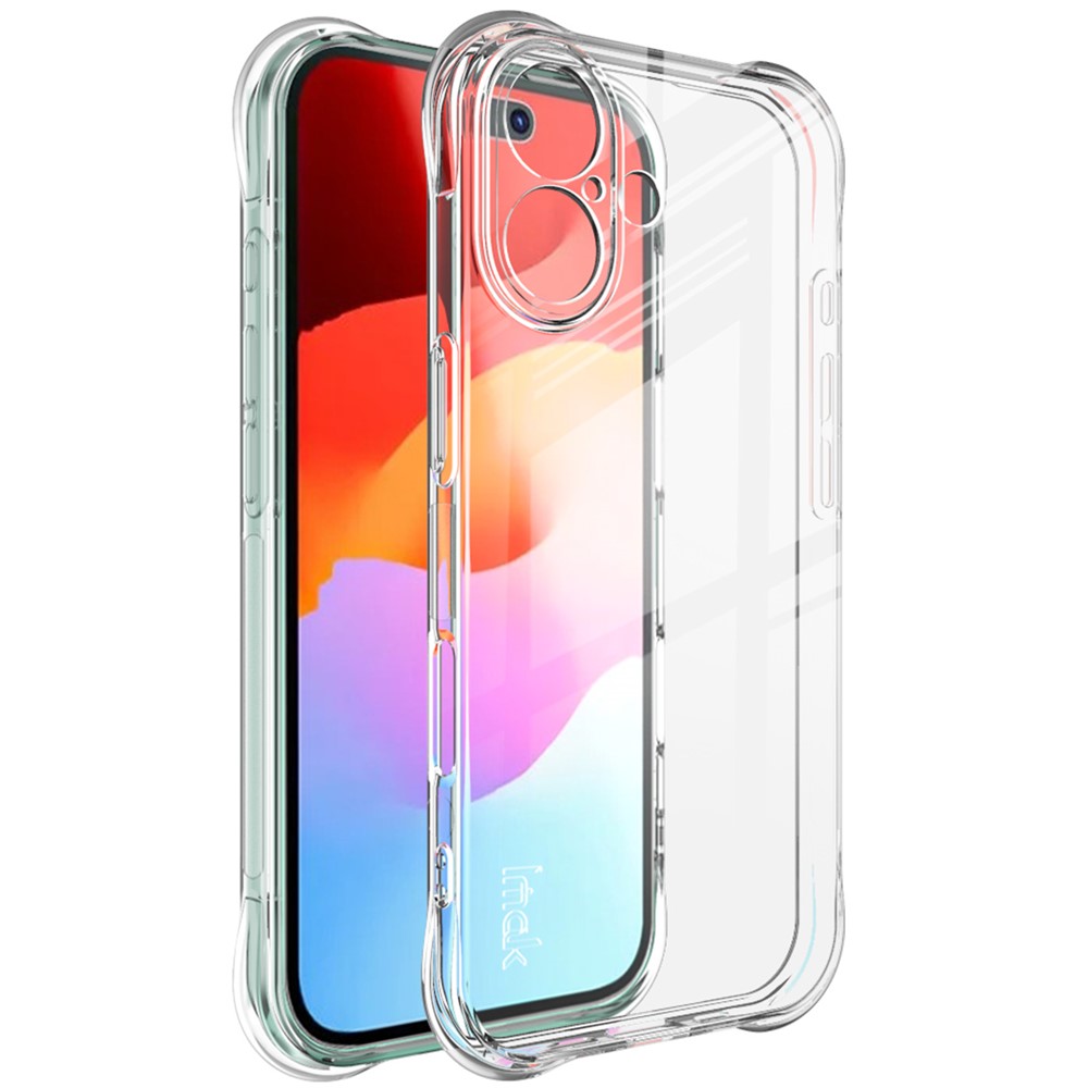 IMAK iPhone 17 Skal TPU Shockproof Airbag Transparent