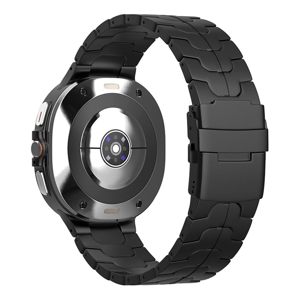 Samsung Galaxy Watch 8 46/44/40 mm Armband Metall Svart