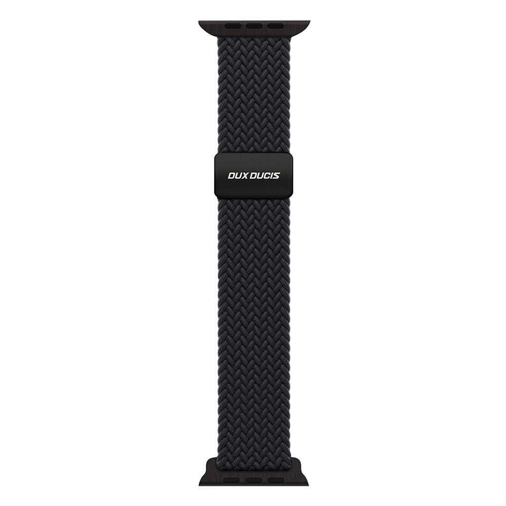 DUX DUCIS Apple Watch 42/44/45/46/49 mm Armband Flätat Svart