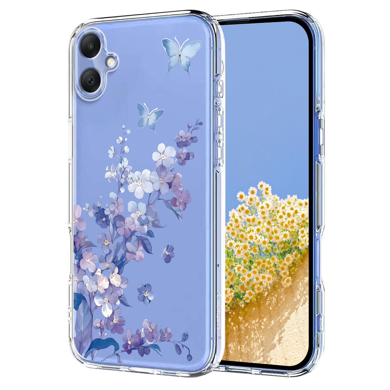 Samsung Galaxy A07 4G Skal Med Tryck Blommor