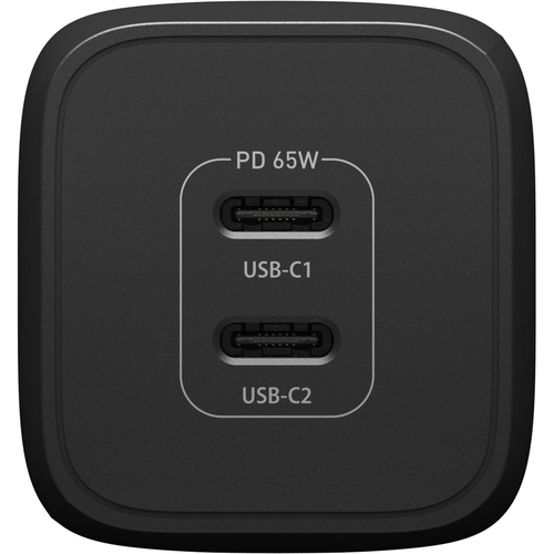 OtterBox 65W 2x USB-C PD/PPS Vggladdare Svart