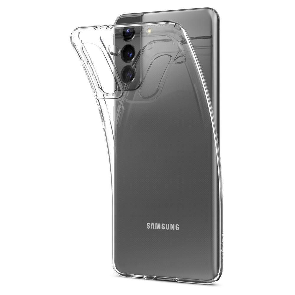 Samsung Galaxy S21 Plus - Spigen Liquid Crystal Skal - Transparent