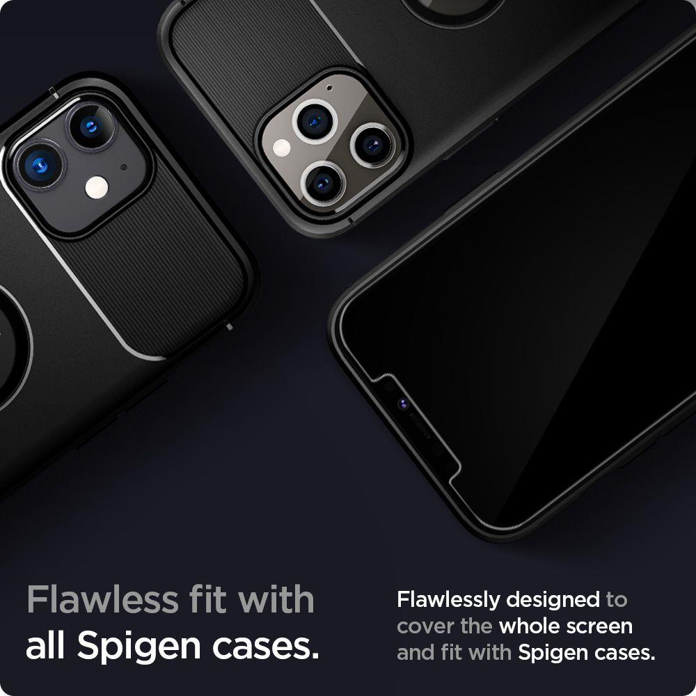 iPhone 12 Pro Max - Spigen 2-pack GLAS.tR 