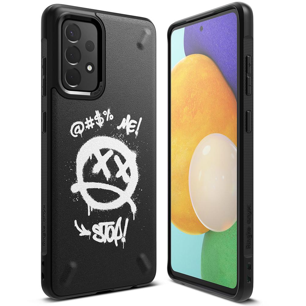 Samsung Galaxy A52 / A52s - Ringke Onyx Design TPU Skal - Graffiti