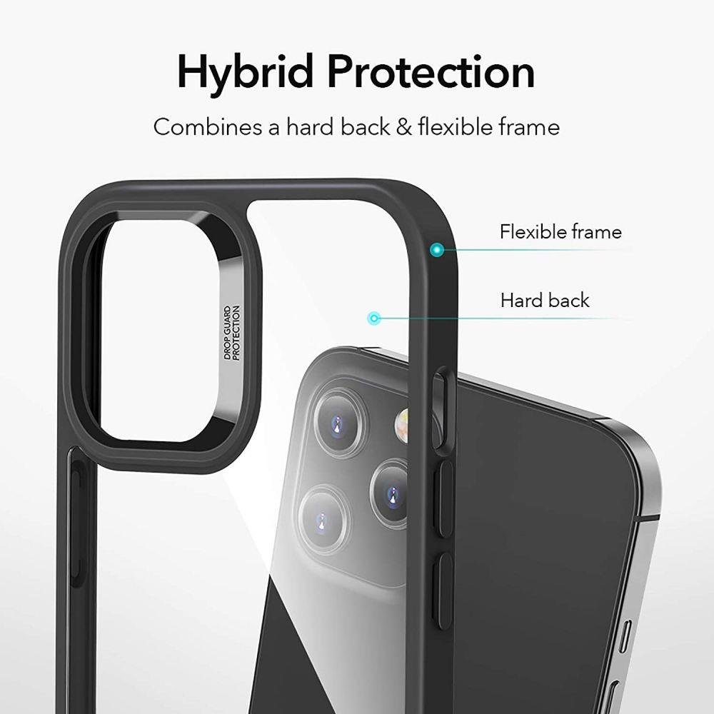 ESR Hybrid Skal Fr iPhone 12/12 Pro - Svart