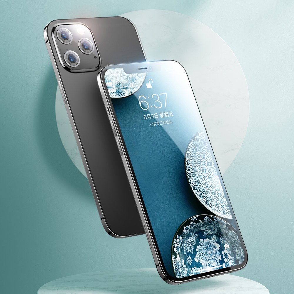 iPhone 12 Pro Max - Joyroom Keramiskt Heltckande Skrmskydd Hrdat Glas