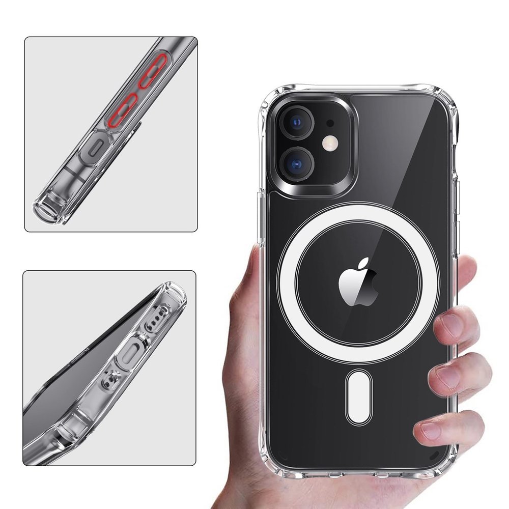 iPhone 12 / 12 Pro - Joyroom MagSafe Skal - Transparent