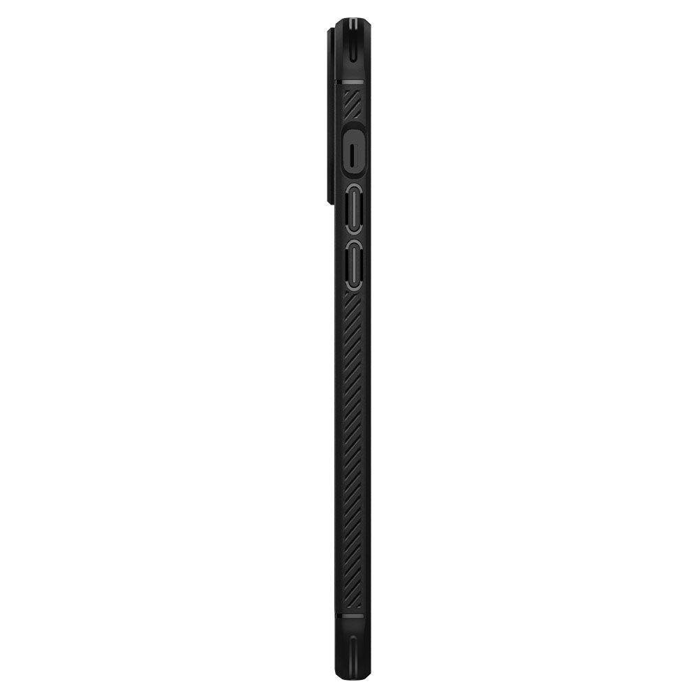 iPhone 13 Pro Max - Spigen Rugged Armor Skal - Matt Svart