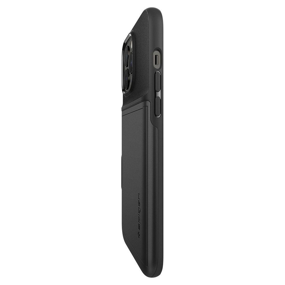 Spigen Spigen iPhone 13 Pro Max Skal Slim Armor CS Svart - Teknikhallen.se