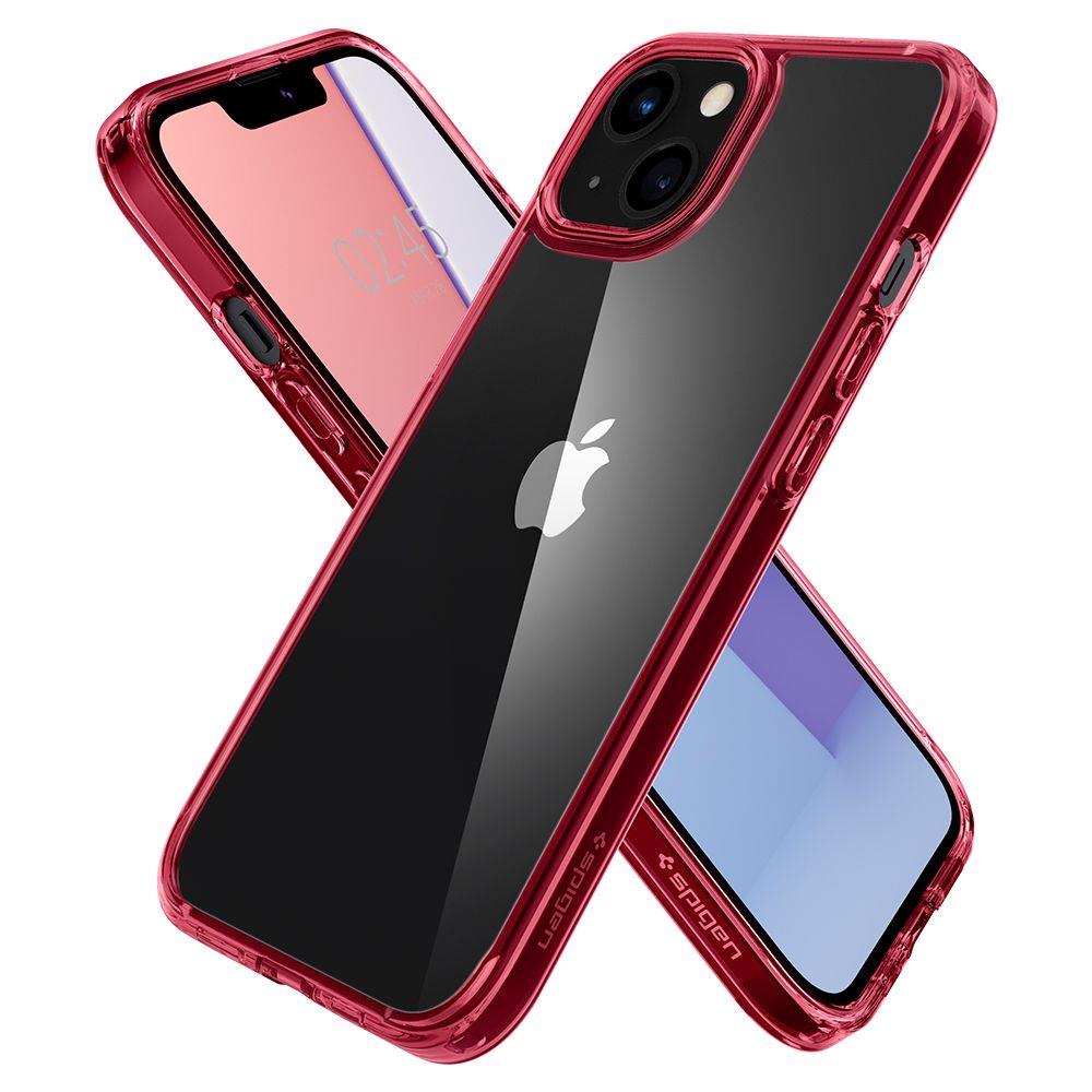 Spigen iPhone 13 Skal Ultra Hybrid Red Crystal