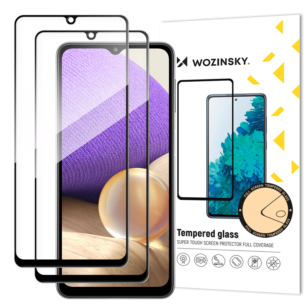 Wozinsky Samsung Galaxy A32 5G 2-PACK Skrmskydd Heltckande