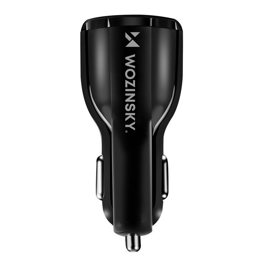 Wozinsky Universal 2x USB 3.1A Billaddare Svart