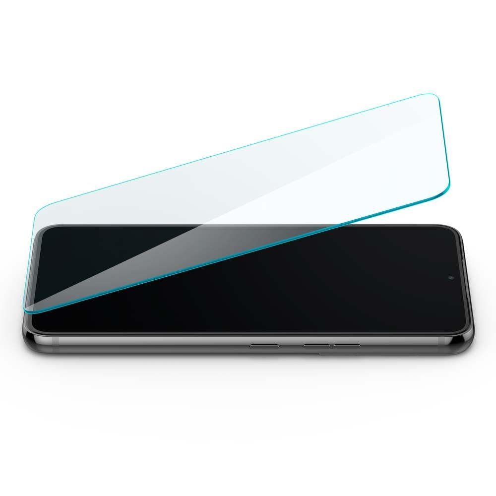 Spigen Samsung Galaxy S22 Skrmskydd Slim Glas.tR Hrdat Glas