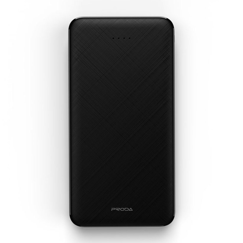Proda 10000 mAh Power Bank 2x USB - Svart