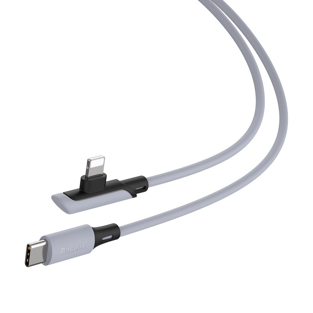 Baseus Elbow 18W PD 1.2m Lightning - USB-C Kabel - Lila