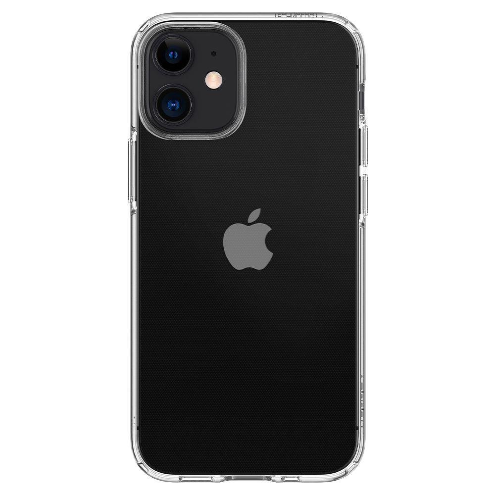 iPhone 12 Mini - Spigen Liquid Crystal Skal - Transparent