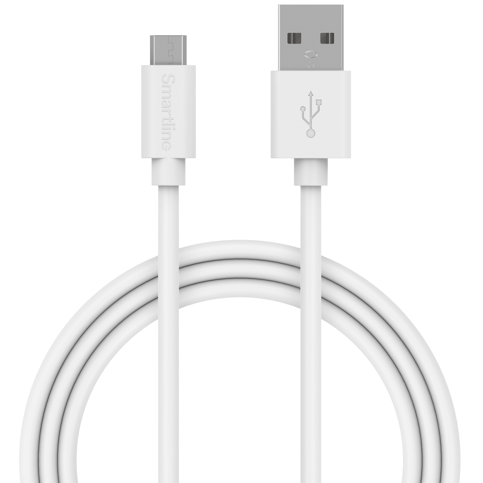 Smartline 3m Micro USB Laddningskabel Vit