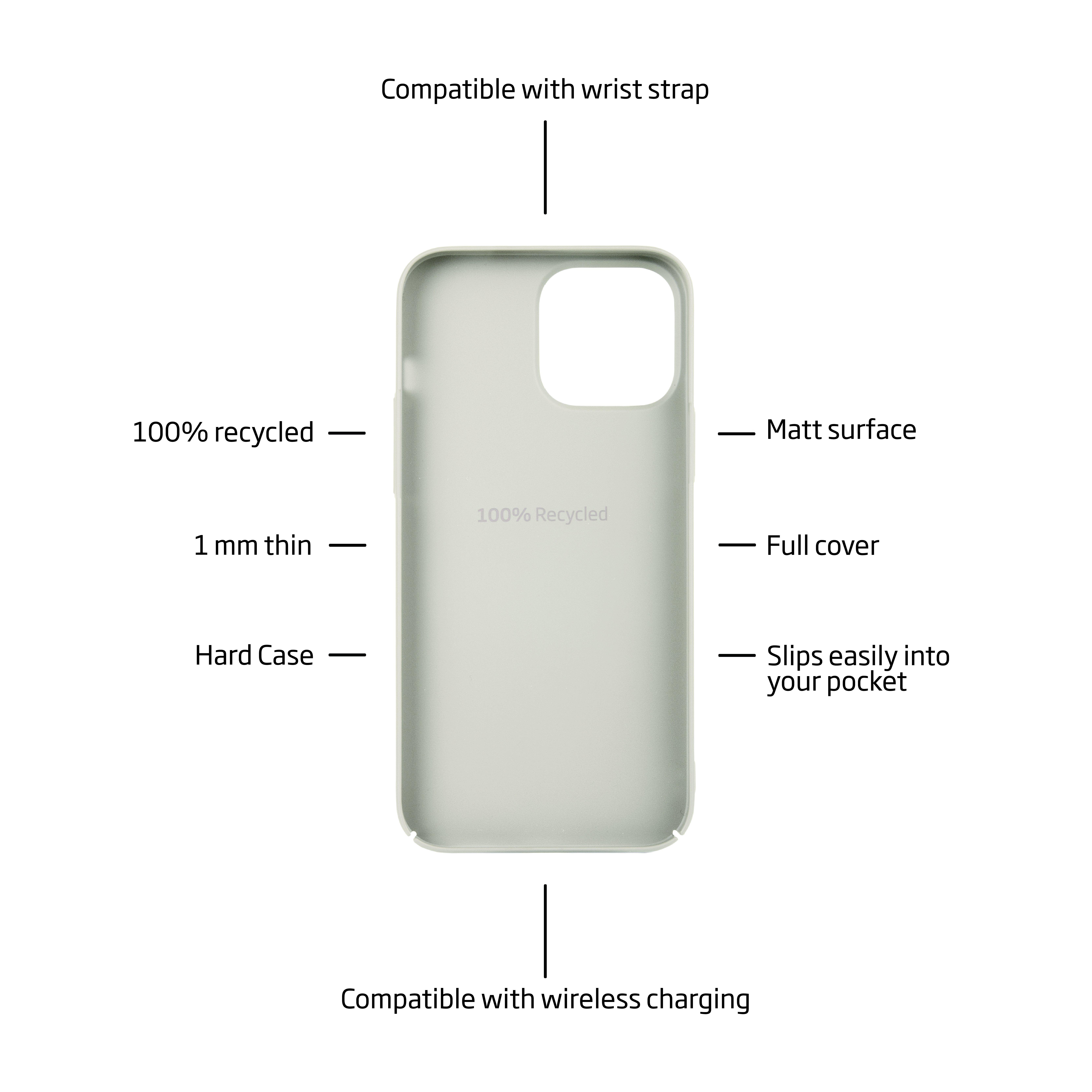 holdit iPhone 12 / 12 Pro Mobilskal Slim Light Beige
