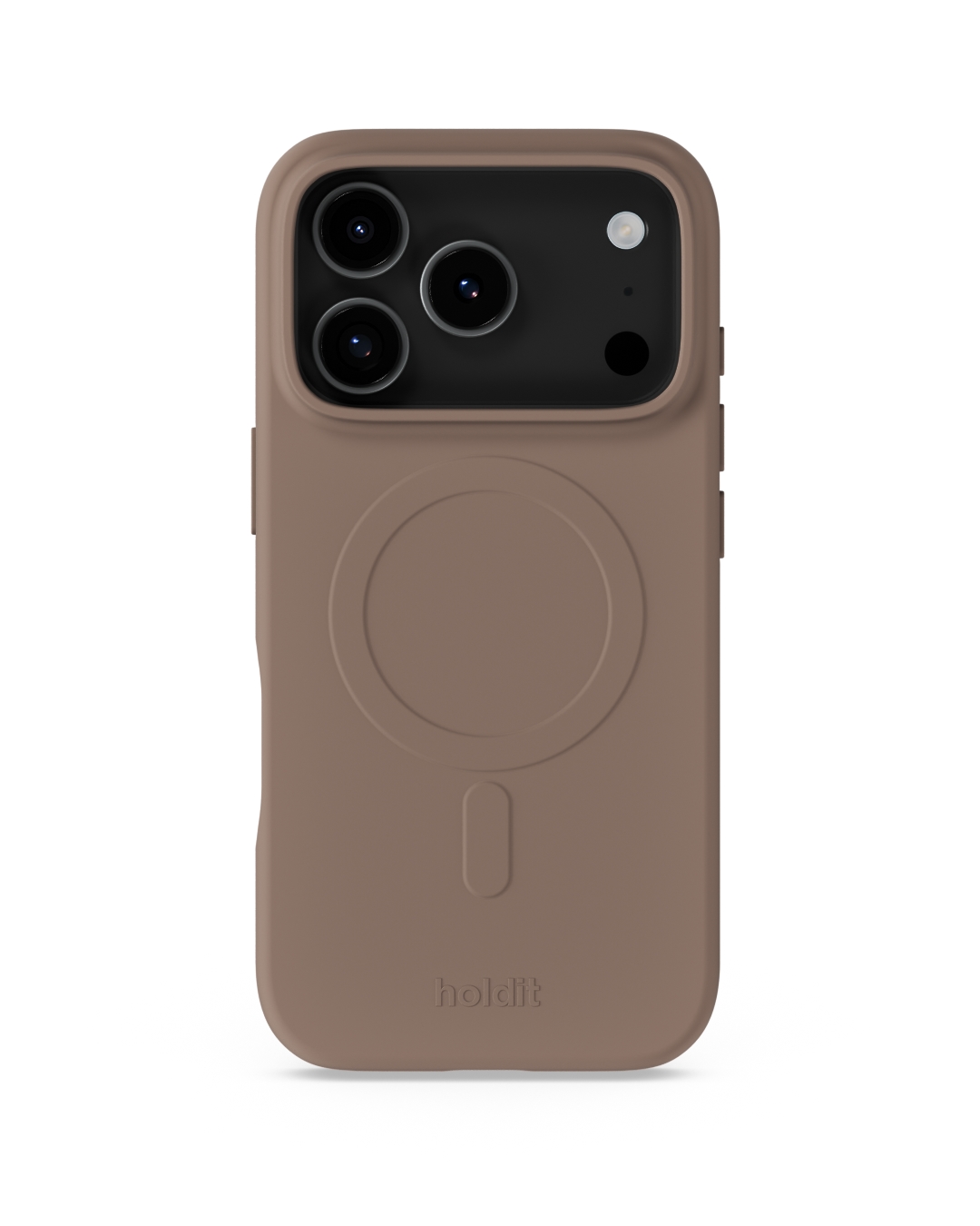 holdit iPhone 17 Pro Mobilskal Soft MagSafe Mocha Brown