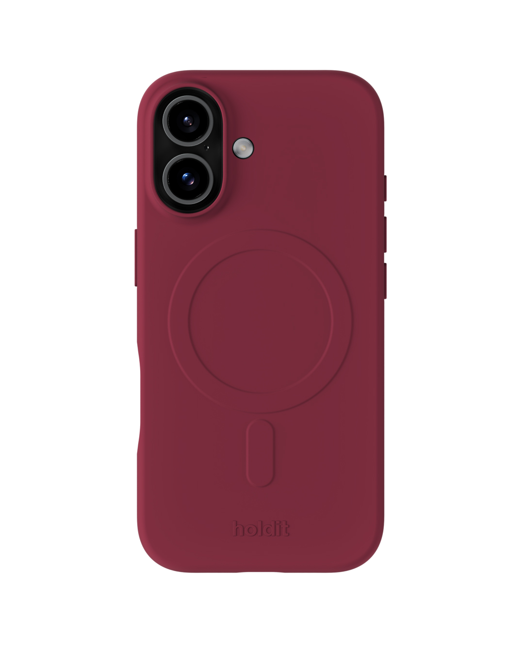 holdit iPhone 17 Mobilskal Soft MagSafe Red Velvet