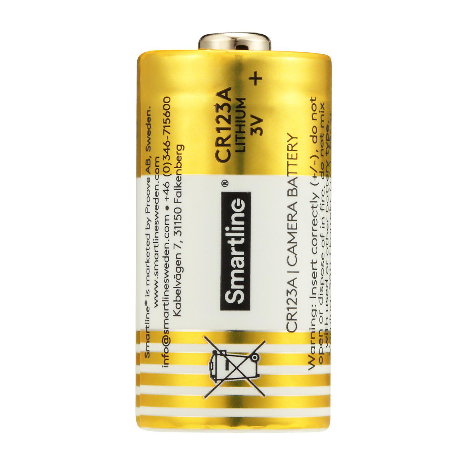 Smartline CR123A 3V Li-On Batteri