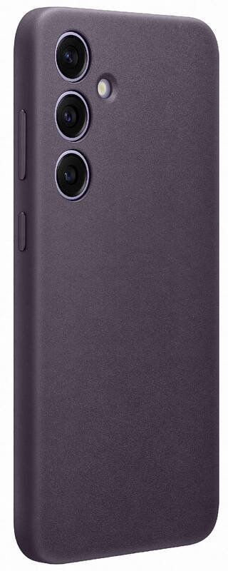 Samsung Galaxy S24 Plus Skal Vegan Leather Dark Violet