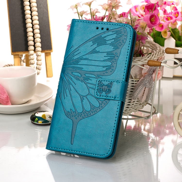 Samsung Galaxy S22 Fodral Butterfly Lder Bl