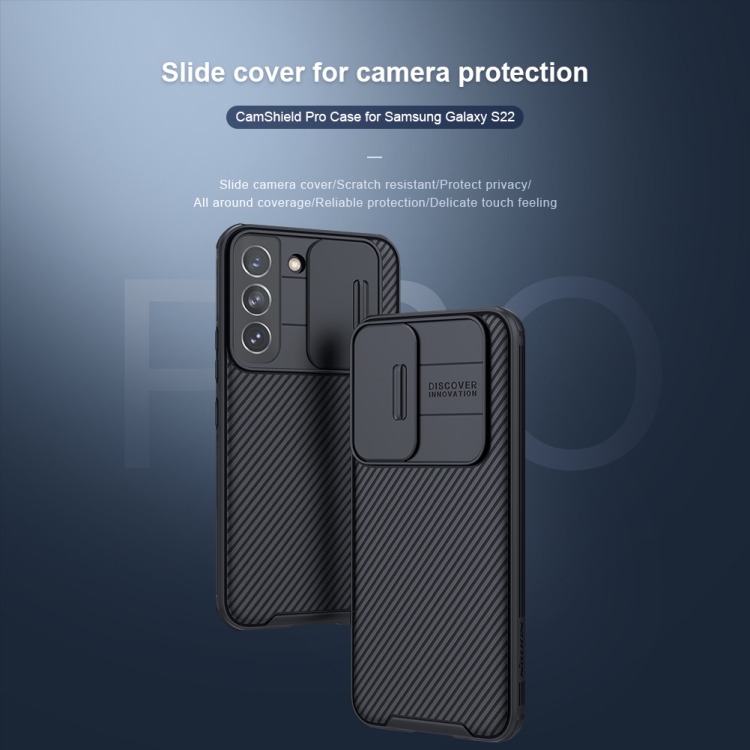NILLKIN Samsung Galaxy S22 Skal CamShield Pro Grn