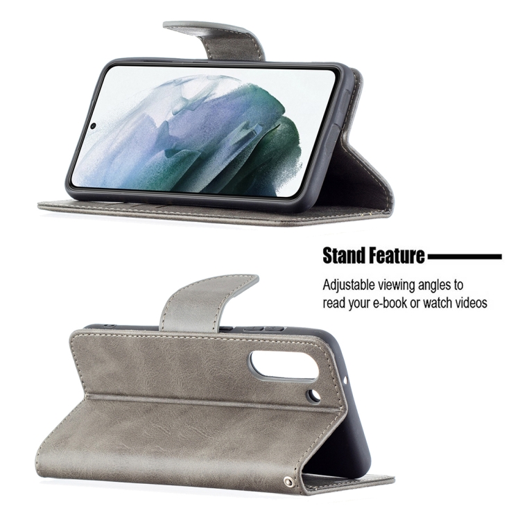 Samsung Galaxy S21 FE Fodral Solid Shark Lder Gr