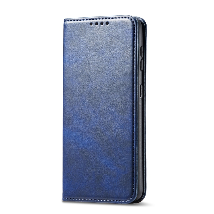 Samsung Galaxy S21 FE Fodral Flip Lder Bl