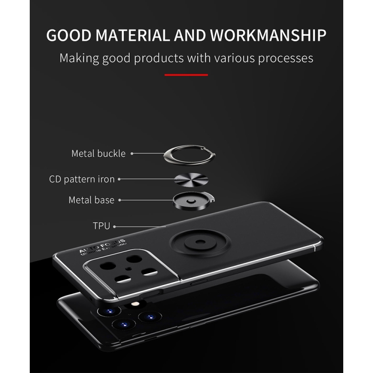 OnePlus 10 Pro 5G Skal Ring Svart/Bl