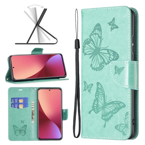 Xiaomi 12 Fodral Tryck Butterfly Grn