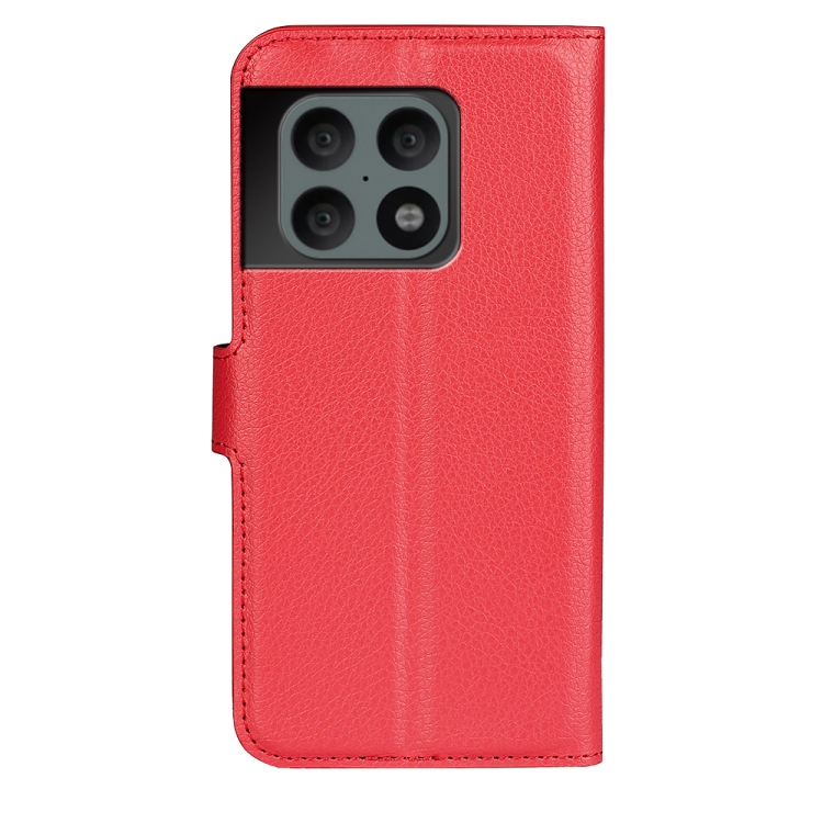 OnePlus 10 Pro 5G Fodral Litchi Textur Rd