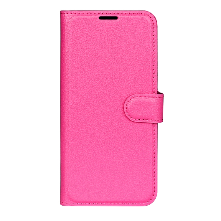 OnePlus 10 Pro 5G Fodral Litchi Textur Rosa