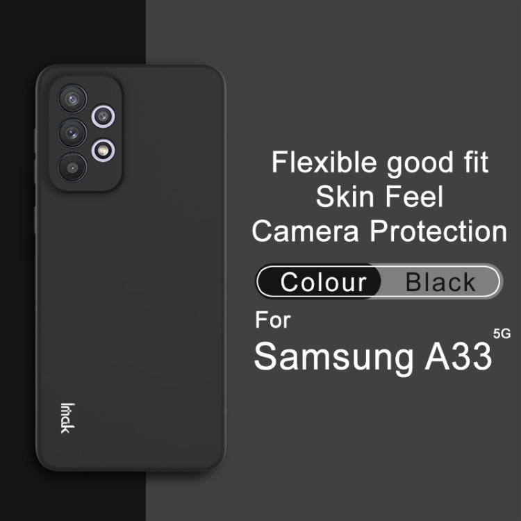 IMAK Samsung Galaxy A33 5G Skal Skin Touch Svart