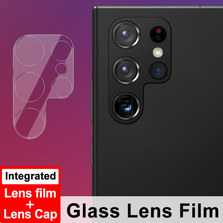IMAK Samsung Galaxy S22 Ultra Linsskydd Hrdat Glas