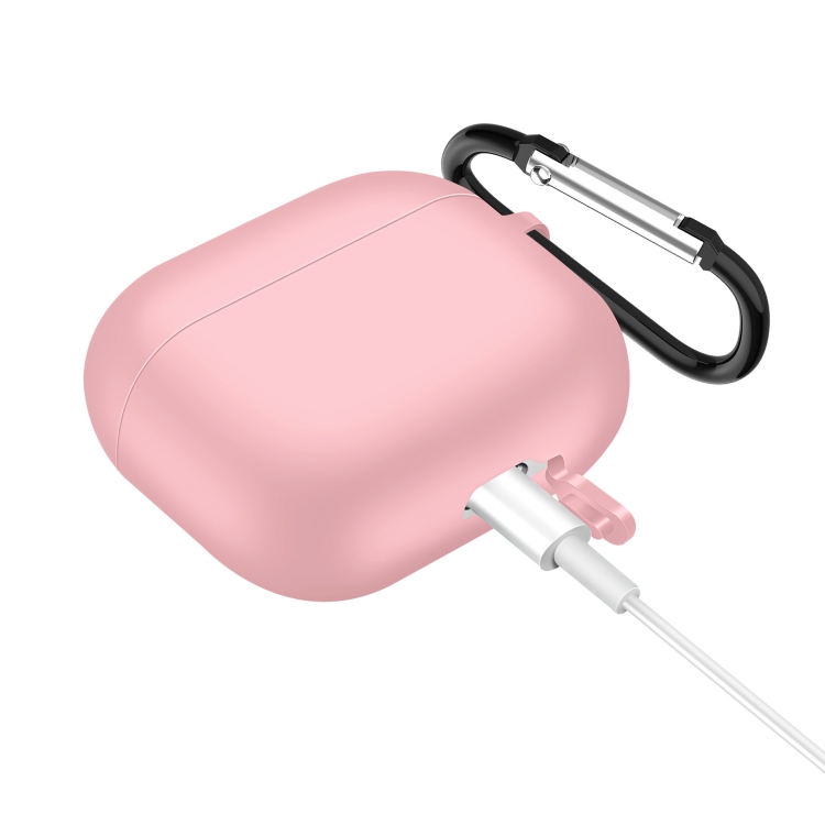 AirPods 3 Skal Silikon Karbinhake Rosa