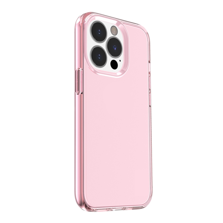 iPhone 14 Pro Max Skal Shockproof Semi Transparent Rosa