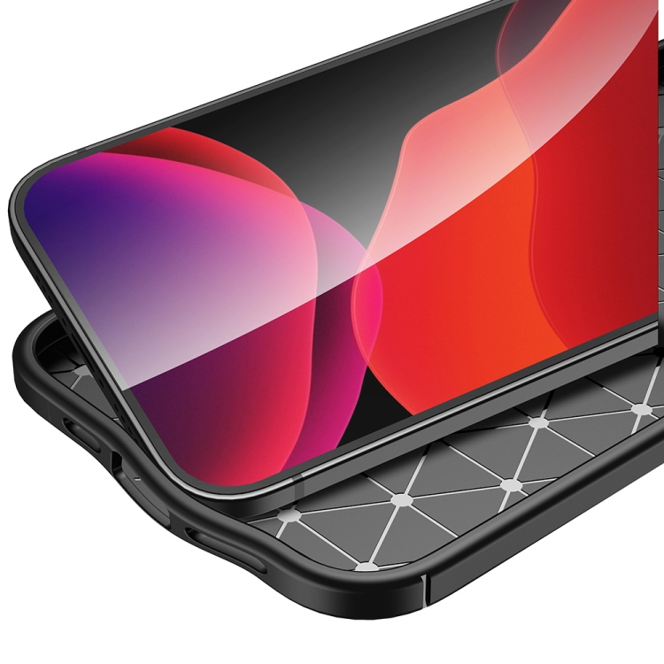 iPhone 14 Pro Max Skal Litchi Textur Svart