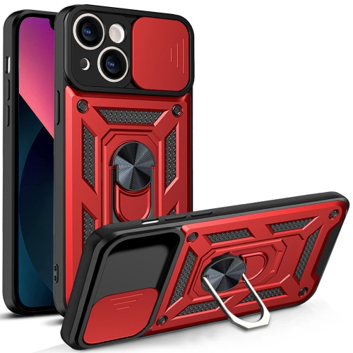 iPhone 14 Skal Armor Hybrid Ring CamShield Rd