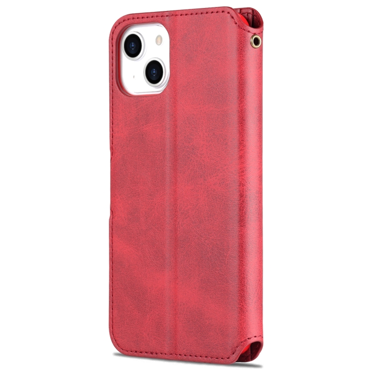 AZNS iPhone 14 Plus Fodral Solid Textur Rd/Rosa