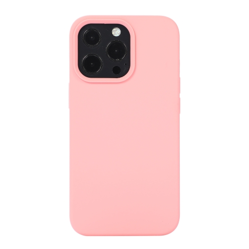 iPhone 14 Pro Skal Liquid Silikon Cherry Pink