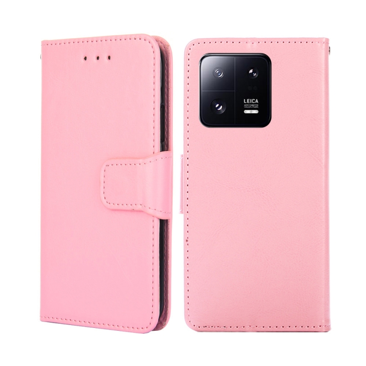 Xiaomi 13 Pro 5G Fodral Solid Läder Rosa