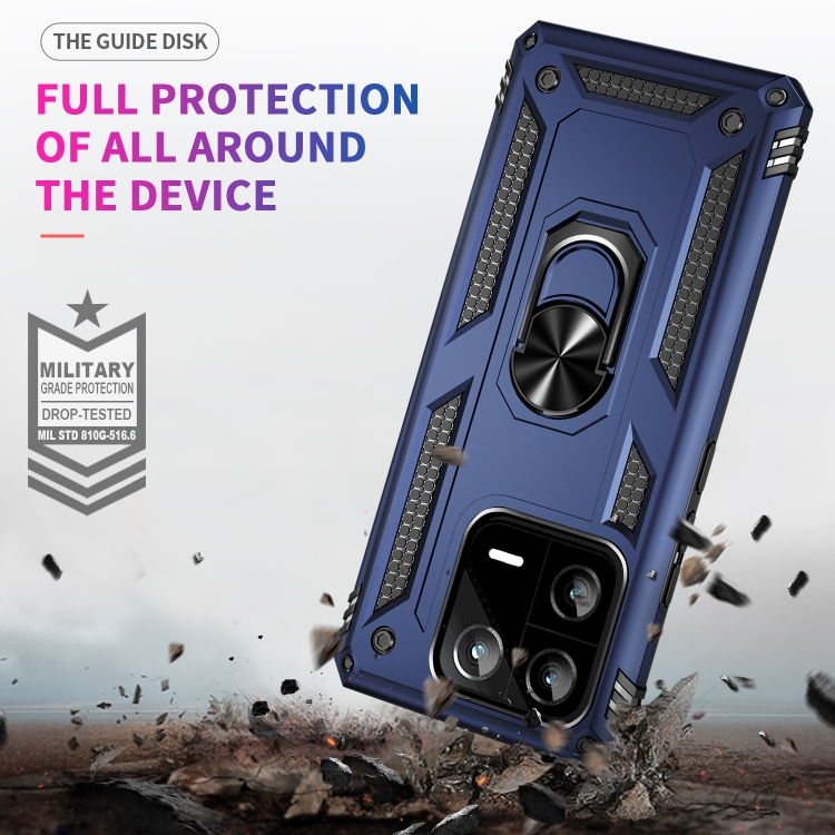 Xiaomi 13 Pro 5G Skal Ring Armor Bl